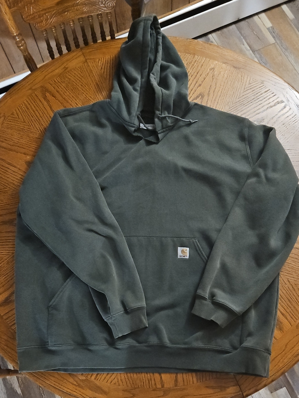 Carhartt Pullover Hoodie in Olive Green